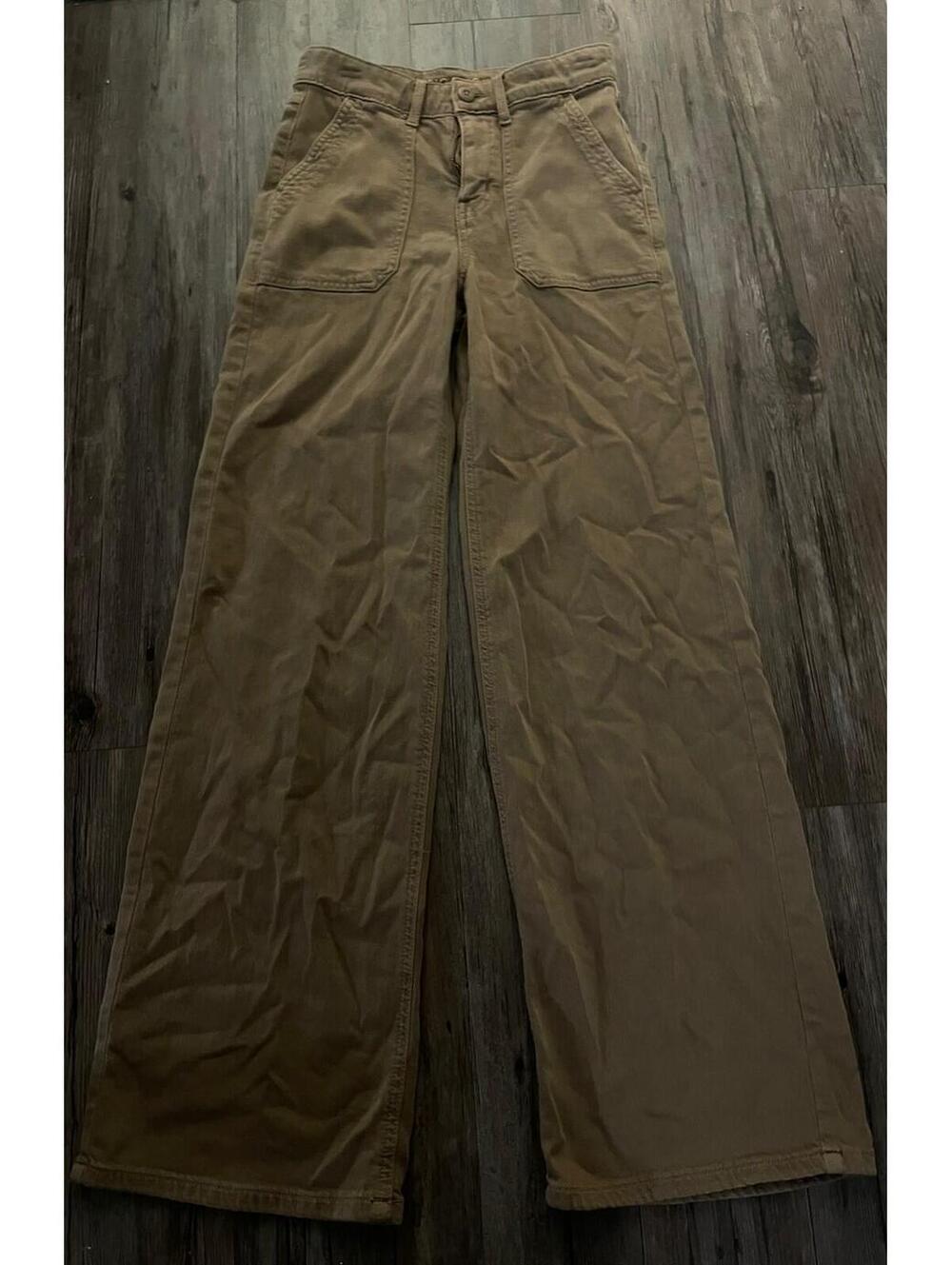 American Eagle Pants 000 Super High Rise Wide Leg Carpenter